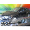 Plexi, ofuky Seat Leon III 5D 2013 =>, přední 2ks