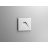 LED 2 Vnútorné zapustené svietidlo WALK-Q 8,5x8,5 cm biele