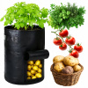 Kvetináč plast čierny Real Garden 35 cm x 34 cm x 35 cm