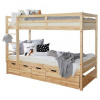 MID.YOU POSCHODOVÁ POSTEĽ, 90/200 cm biela - Online Only detský nábytok - 000406010808