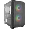 Puzdro Gembird Fornax MK200 Mesh ARGB Mini Tower ATX čierne (CCC-FC-MK200F)