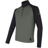 SENSOR COOLMAX THERMO pánská mikina zip olive green/černá - XXL