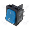 Vypínač 20A/12V modrý