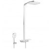 Hansa Emotion Sprchový set Wellfit s termostatom, 36x22 cm, biela/chróm 5865017282