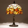 Tiffany-Listes farebná sklenená lampa s nabíjačkou 22 (Tiffany-Listes farebná sklenená lampa s nabíjačkou 22)