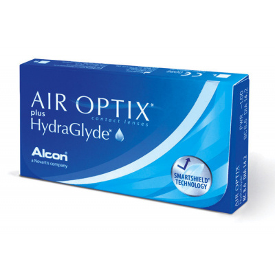 Alcon Air Optix plus HydraGlyde (6 šošoviek) - poškodzený obal Dioptrie -3,75, Zakrivenie 8.6