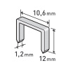 EXTOL PREMIUM 8852204 spony, balení 1000ks, 12mm, 10,6x0,52x1,2mm