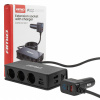 Amio 04836 Prodlužovací zásuvka s nabíječkou 3xUSB-A USB-C QC 3.0 PD 3.0. 148W -