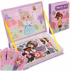 Magnetická skladačka Montessori puzzle 51 dielikov. Vzdelávacia kniha pre deti
