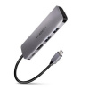 AXAGON HMC-5, USB 3.2 Gen 1 hub, porty 2x USB-A, HDMI, SD/microSD slot, PD 100W, kabel USB-C 20cm Axagon