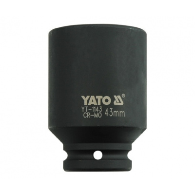 YATO Nástavec 3/4" rázový šestihranný hluboký 43 mm CrMo