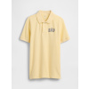 GAP Detské polo tričko s logom Žltá XL Žltá Žltá