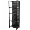 AHProfi Kovový regál s děrovanou deskou, 680 x 458 x 2000 mm - TJA680