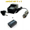 Akčný set NP-FW50 batéria Li-ion 950 mAh + nabíjačka