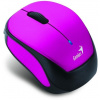 POŠKOZENÝ OBAL - GENIUS Micro Traveler 9000R V3/ 1200 dpi/ bezdrátová/ dobíjecí/ černofialová