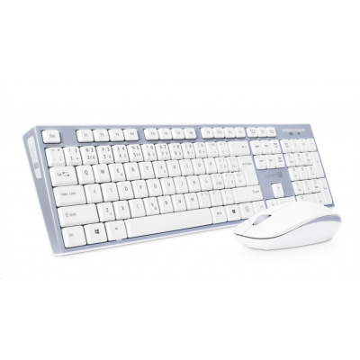 CONNECT IT Combo bezdrátová šedá klávesnice + myš, CZ + SK layout CKM-7510-CS