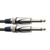 Stagg SGCC3 DL, spirálový nástrojový kabel jack/jack, 3 m
