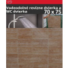 ZAVRZ Revízne dvierka š x v 70x75 cm-PUSH-Vodeodolné, na doske GlassRock ZAVRZ C++K700x750