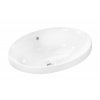 Hansgrohe Xuniva D umývadlo 55x40 cm oválny vstavané umývadlo biela 60156450