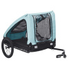 Cyklovozík pre domáce zvieratá, modro čierny-ForU-92595
