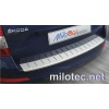 Milotec prah 5-tych dverí s výstupkami Škoda Octavia III Combi (ABS strieborný)