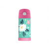 Thermos FUNtainer Wild Flowers 355ml - dětská termoska s brčkem