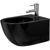 Rea CARLO BLACK mini závesný bidet 49x37 cm Čierna lesklá C6380 REA-C6380