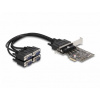 Delock PCI Express Karta na 4 x Sériový RS-232