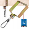 OBJÍMKA HOJDACIEHO HÁKU KARABÍNA UPEVNENIE 120 MM