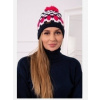 Dámska čiapka Laila K283 námornícka modrá