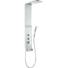 HANSGROHE Raindance termostatický sprchový panel Lift na stenu, horná sprcha 2jet priemer 180 mm, tyčová ručná sprcha 1jet, matný chróm, 27008000