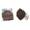 Respirátor FFP2 5 ks, hnedý