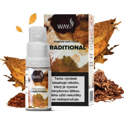 Liquid WAY to Vape Traditional 10ml-3mg