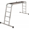 STREND PRO Rebrík s plošinou Strend Pro, hliníkový, kĺbový, 4x3, 4in1, max. 150 kg