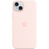 Apple iPhone 15 Plus Silicone Case with MagSafe Light ružové MT143ZM/A