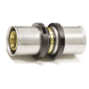 PipeTec Mosadzná lisovacia spojka 20x2 / 20x2 TH