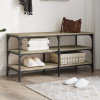 zahrada-XL Lavička na topánky dub sonoma 100x38,5x49 cm kompozitné drevo 839044