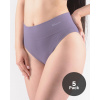 5 Pack EcoBamboo klasické nohavičky s vysokým bokom