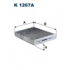 Peľový filter FILTRON K 1267A (Kabínový filter FILTRON K 1267A)