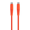 AppleMix Kábel SETTY USB-C na USB-C - 1,5 m - 20 W - oranžový