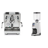 ECM Elektronika II Profi + Eureka Atom Specialty 75, white