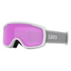 Dámske lyžiarske okuliare Giro MOXIE - WHITE GREY CHUTE (2 ZORNÍKY) - biela