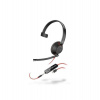 Monofónna náhlavná súprava Poly Blackwire 5210 USB-C/A + 3,5 mm jack (8X230AA)