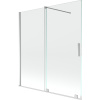 Mexen Velar, 2-krídlová posuvná vaňová zástena 150 x 150 cm, 8mm číre sklo, chrómový profil, 896-150-000-01-01