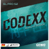 Poťah Gewo Codexx EL Pro 52 Vyberte FARBU poťahu: červený / RED, Vyberte HRÚBKU špongie: 2,0 mm