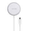 SWISSTEN MagStick bezdrôtová nabíjačka / nabíjacia podložka - kompatibilná s Qi / Magsafe - 15 W - biela