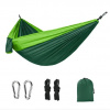 Hamaka Camping Relax 210T, 260 x 140 cm Barva: Zelená/Světle zelená