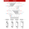 Panelový radiátor Stelrad Planar 20VK 400 x 1800, SP20VK400x1800