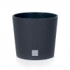 PROSPERPLAST - Kvetináč Rato Round 20cm antracit