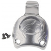 slidery paty pro boty SUPERTECH/ SMX PLUS, ALPINESTARS - Itálie (stříbrné, pár,